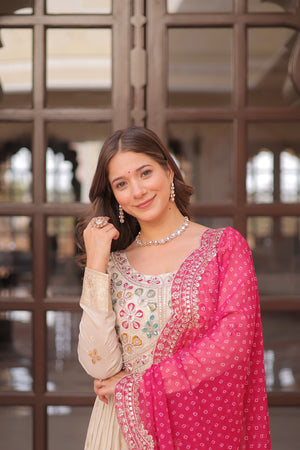 Festive Indian Gown Set for Ladies