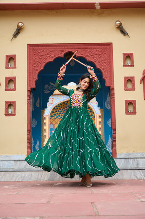 long flared gown for women