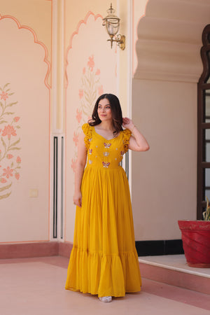 Haldi Gown