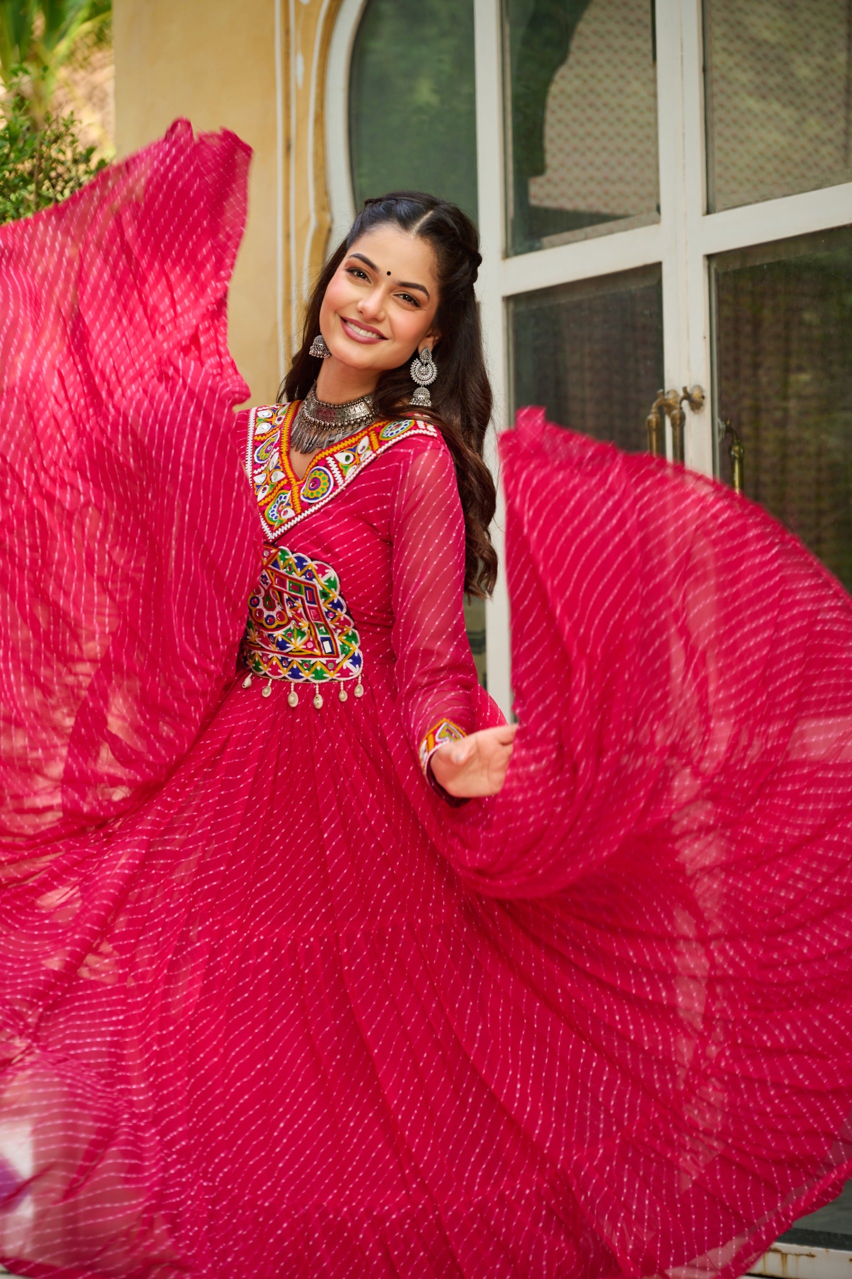 latest  Faux Georgette Gown