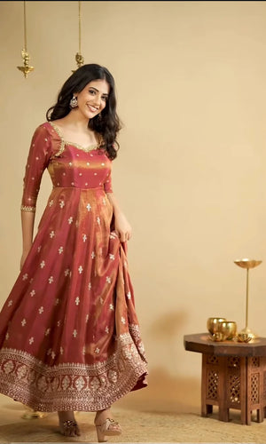 party wear anarkali