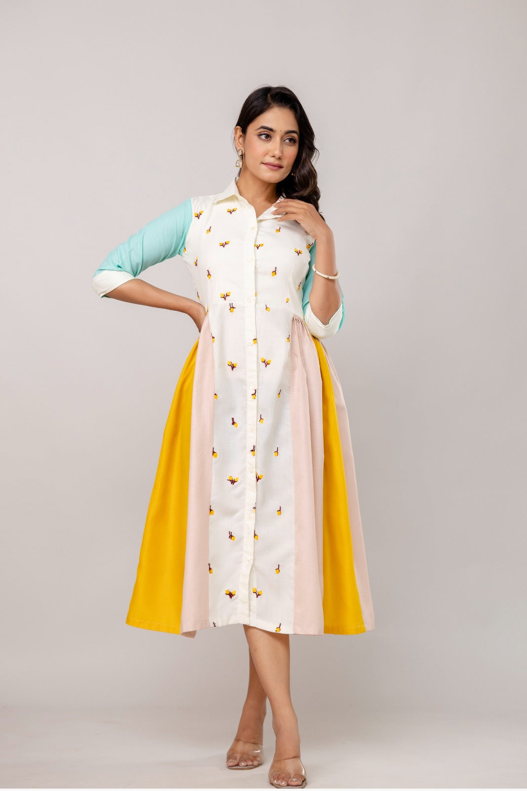 embroidered cotton kurti