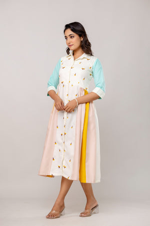 vastralyn  flare kurti