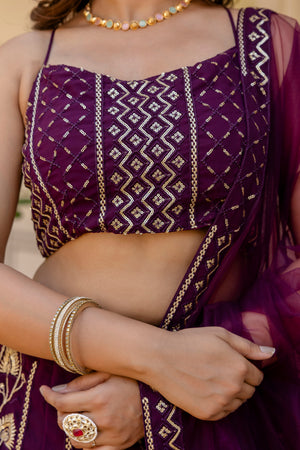 festive lehenga outfit