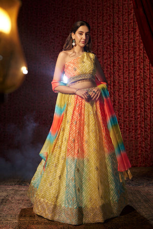Lightweight festive lehenga