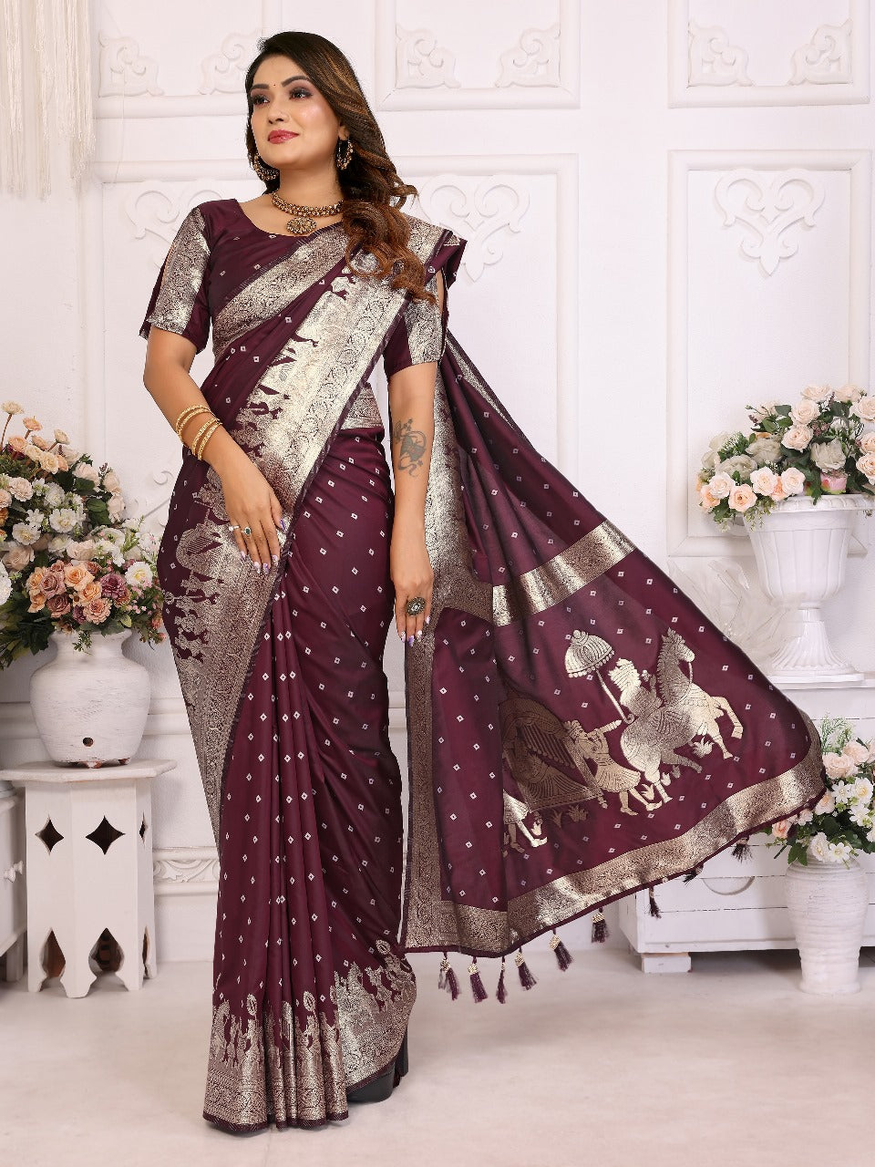 traditional Indian saree