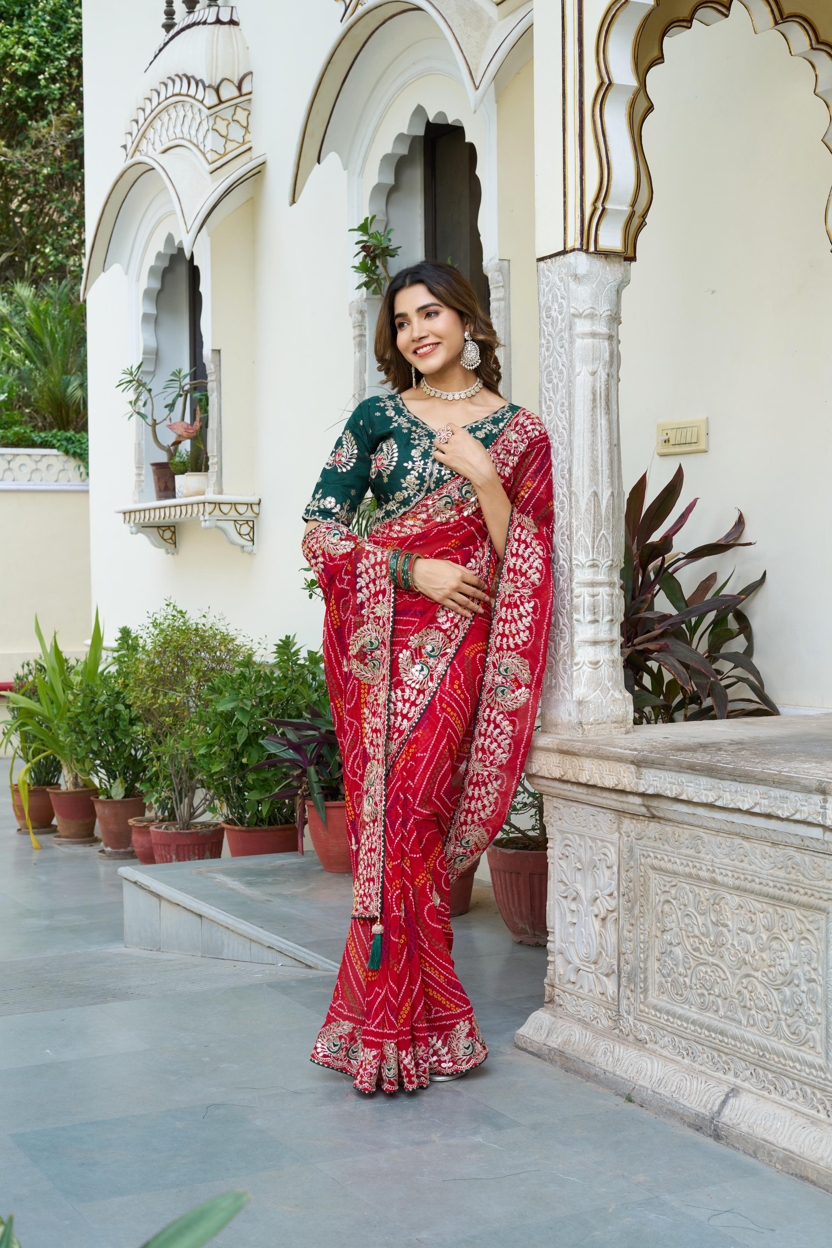 bandhani saree online