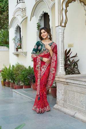 bandhani saree online