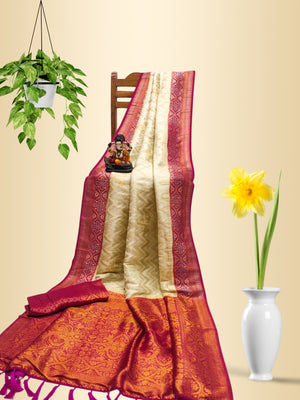 zari weaving saree