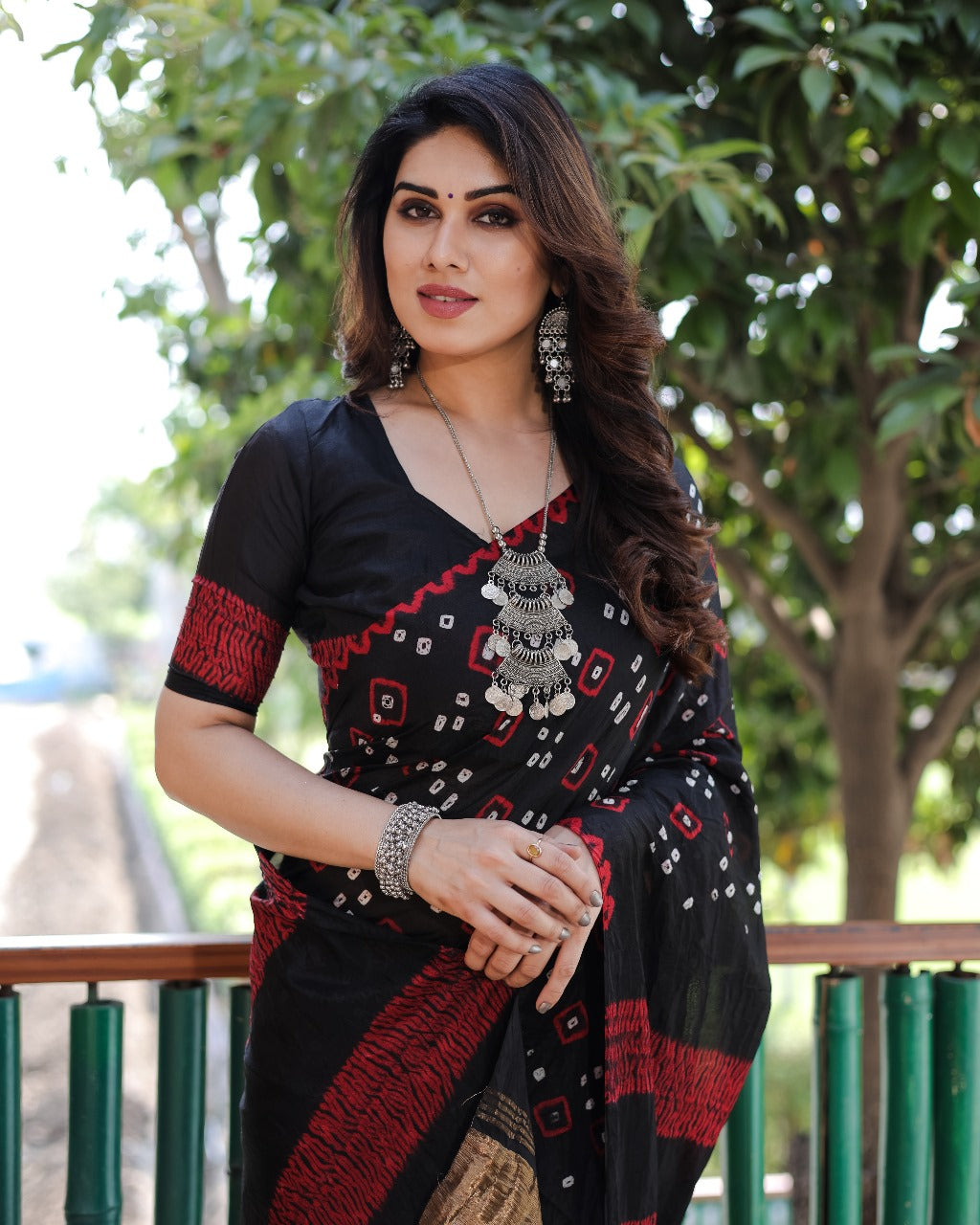 Designer Bandhani Saree