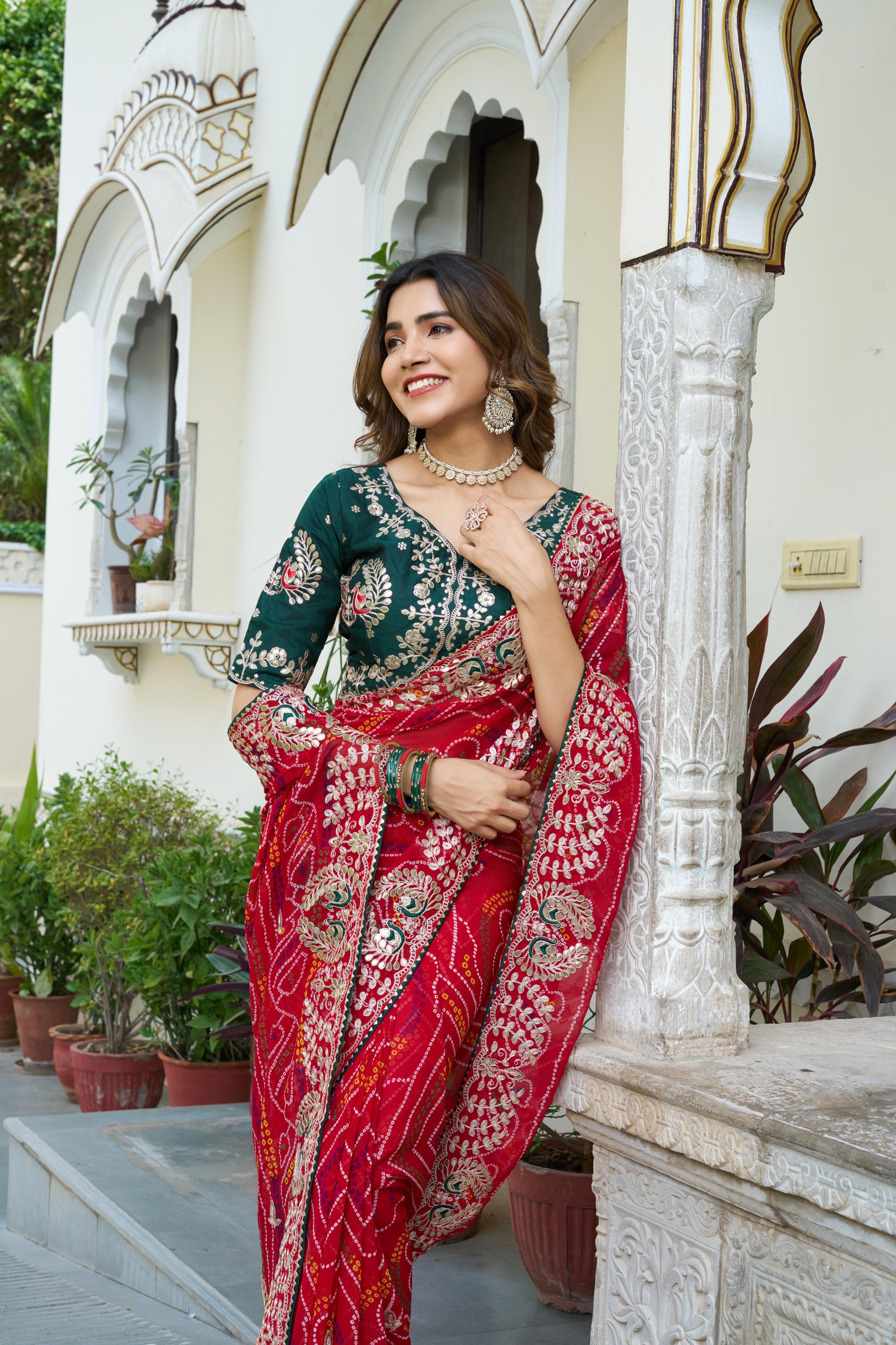 Bandhani saree online