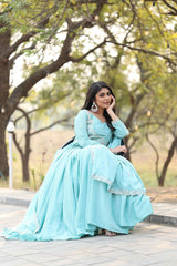  ethnic gown stitched
