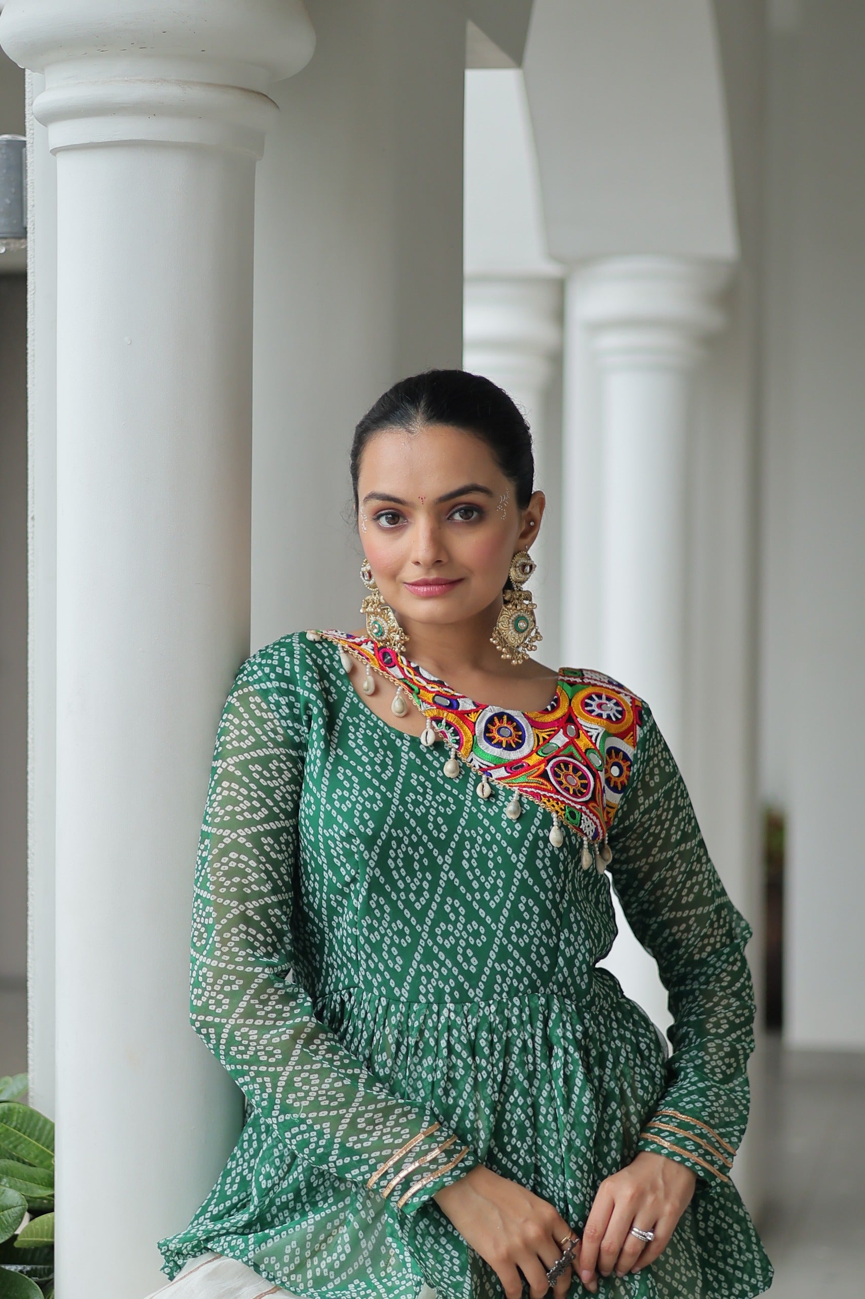 kanchi bandhani lehenga