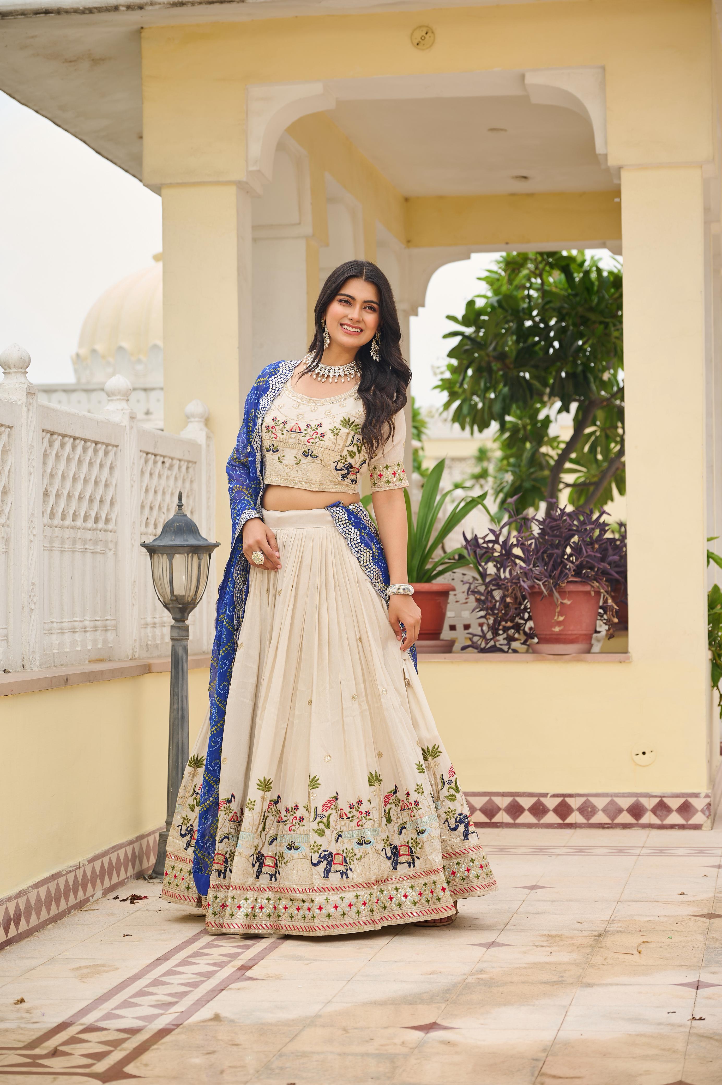 Heavy Embroidery Lehenga Choli for women