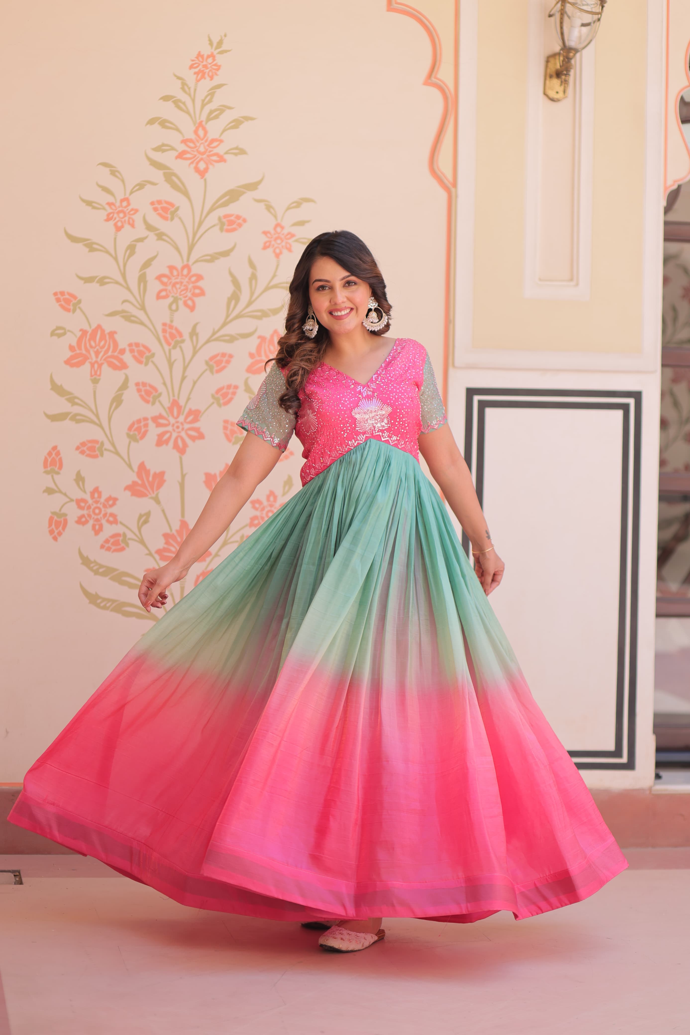 latest party wear gown