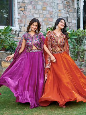 Pure Fendy Silk Lehenga choili for womens online