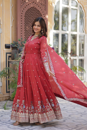  festive wear gown set