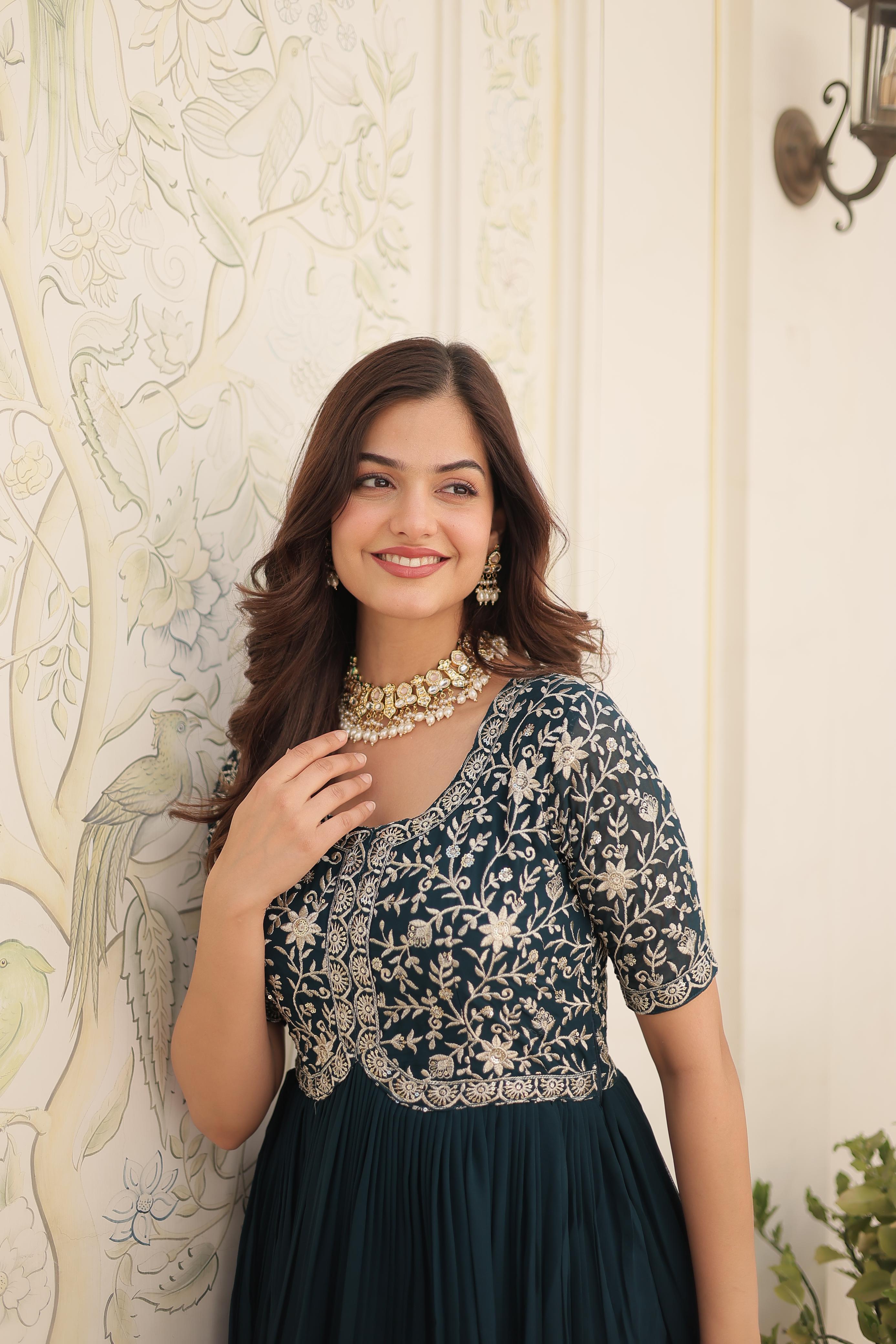 partywear long gown