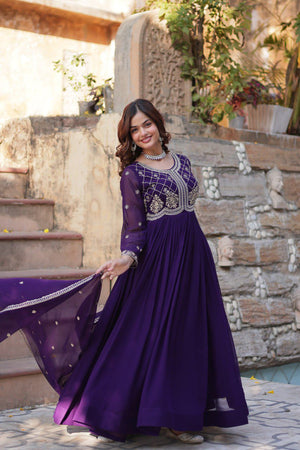 evening party wear gown