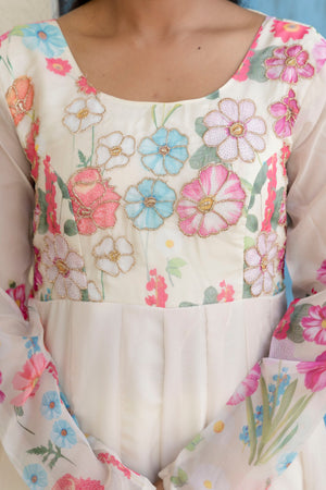Indo western gown for women