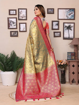 Tissue silk saree