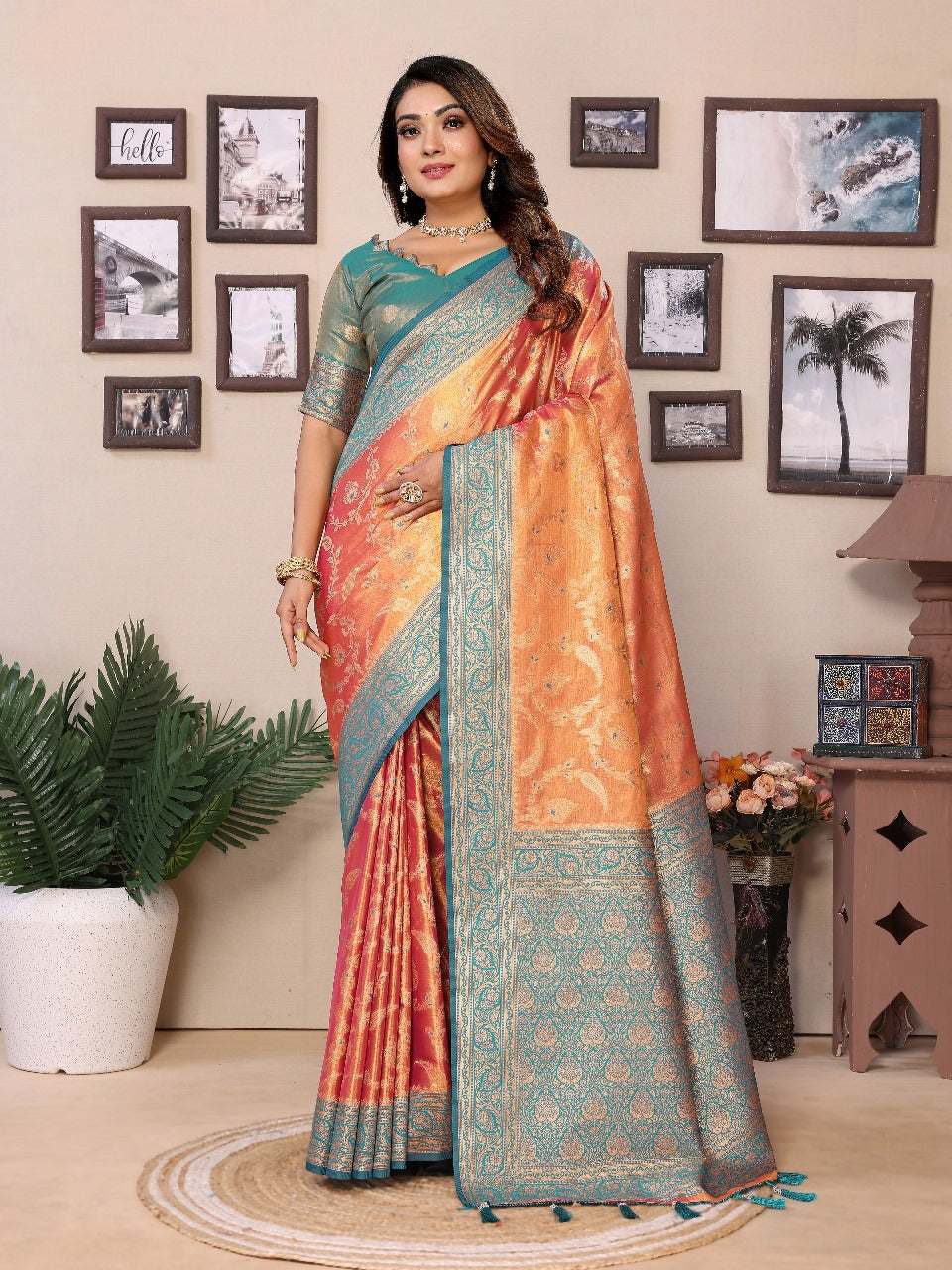 Banarasi tissue saree