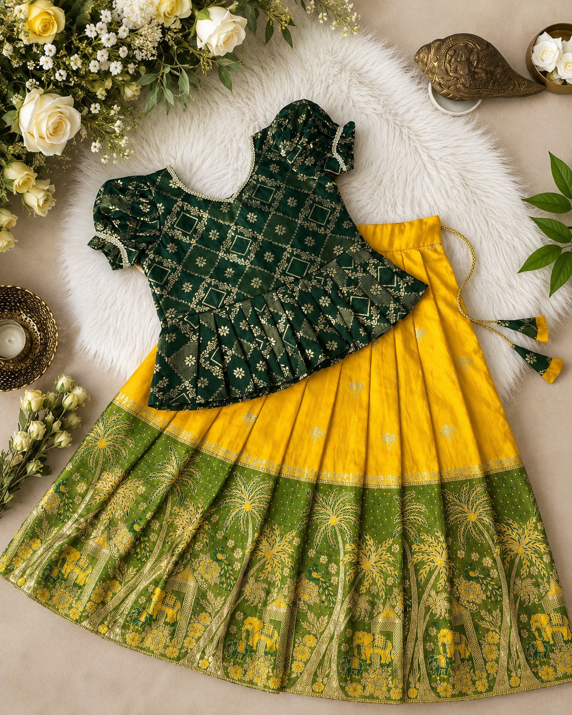 Traditional Kids Lehenga Choli for Festivals