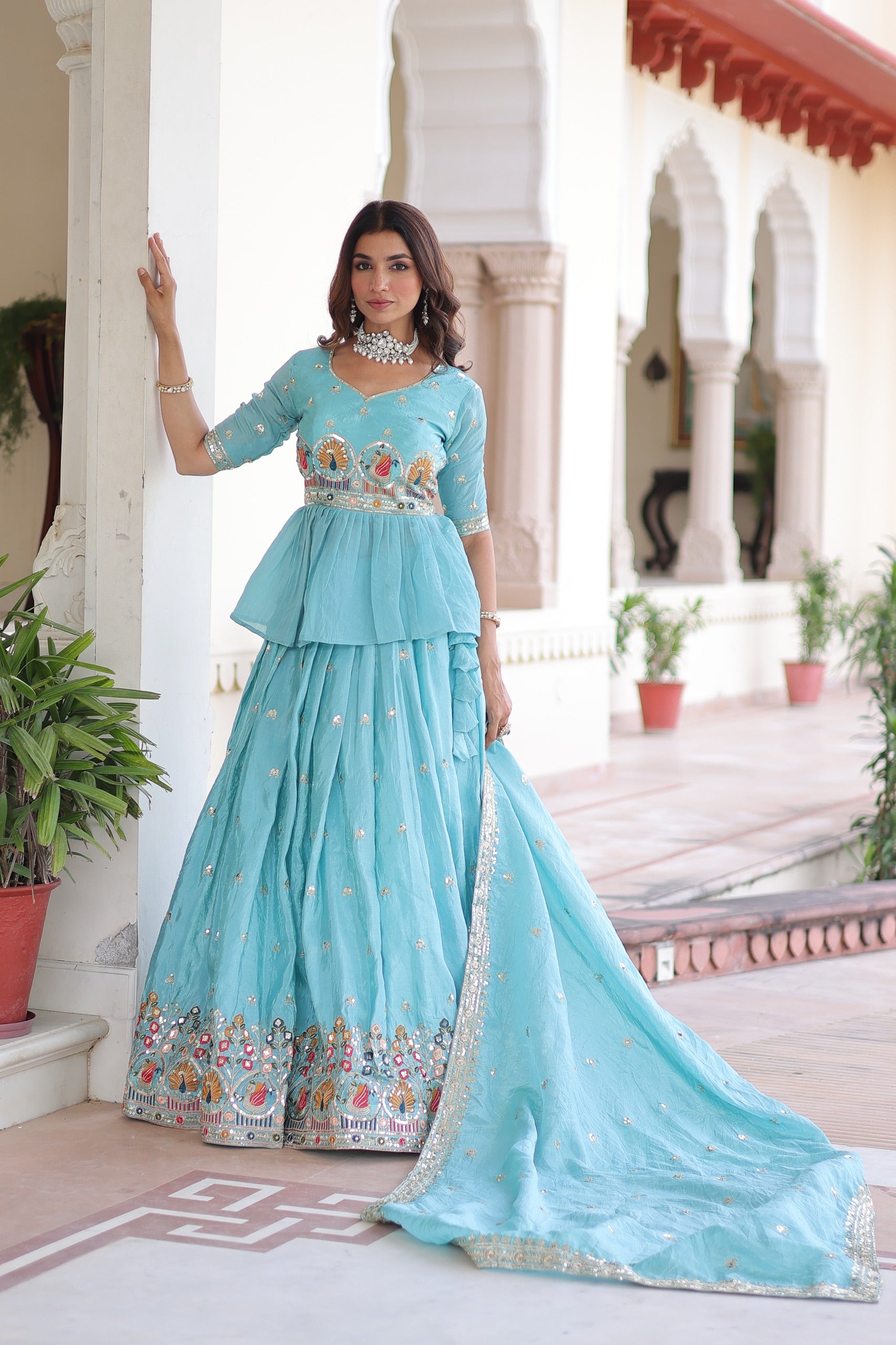 buy Blue Lehenga Choli online