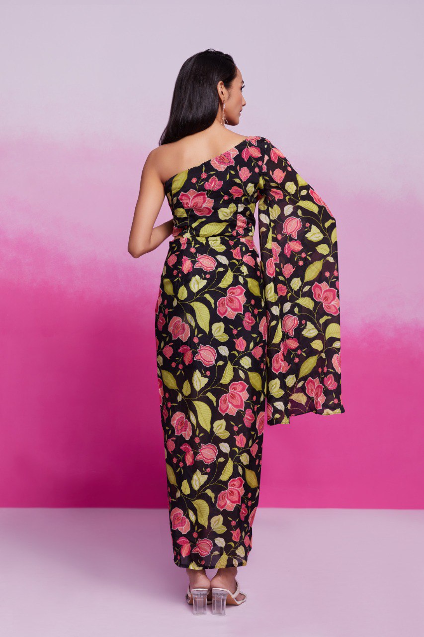 ready to wear floral dress set