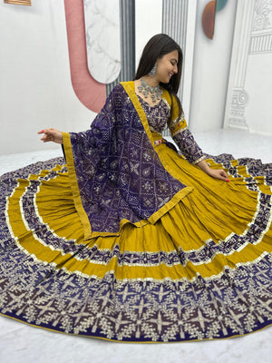 Traditional lehenga choli for festive occasions

