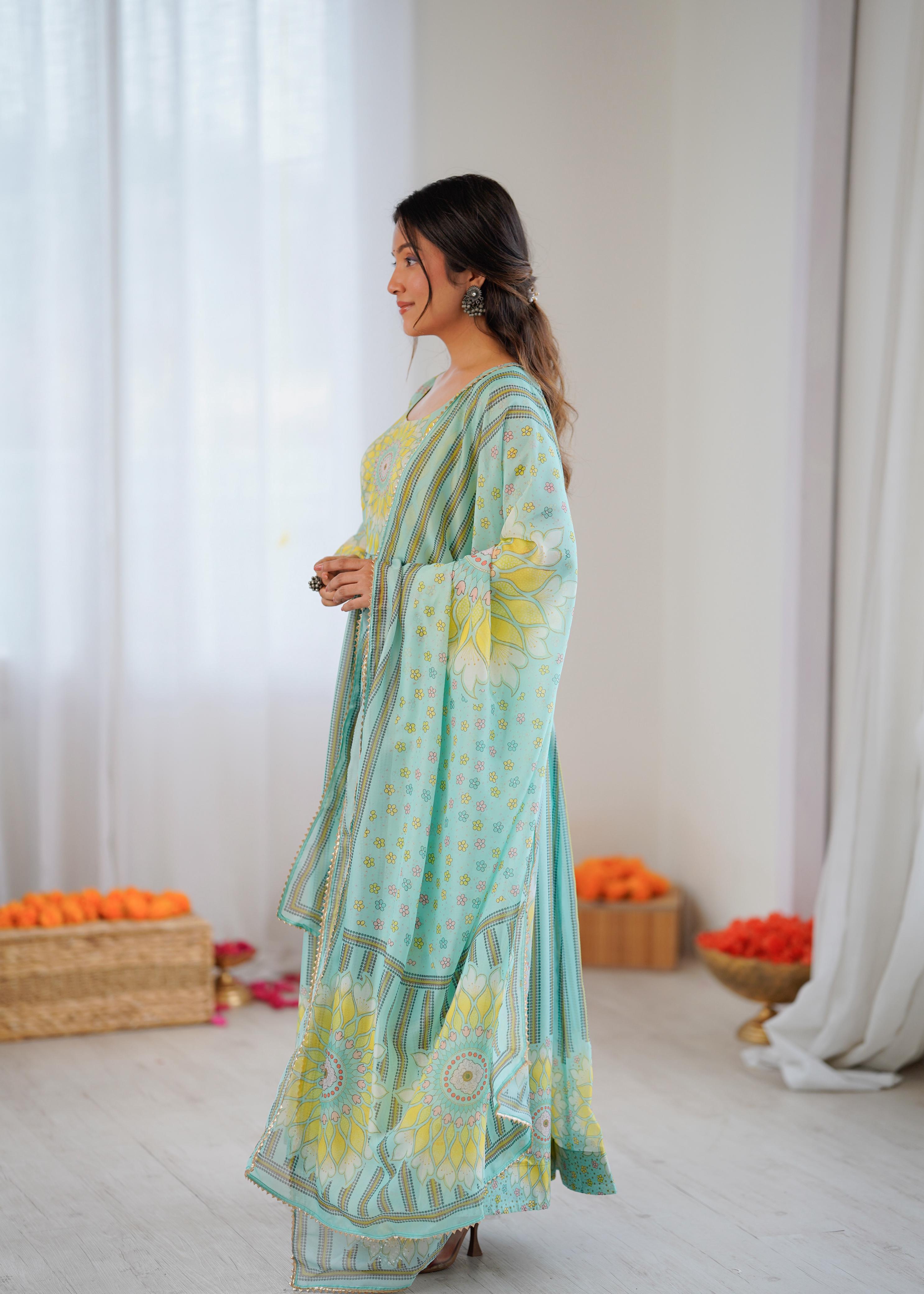 floral gown dress for women