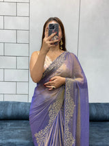 Two-tone Fendy silk sarees collection Vastralyn
