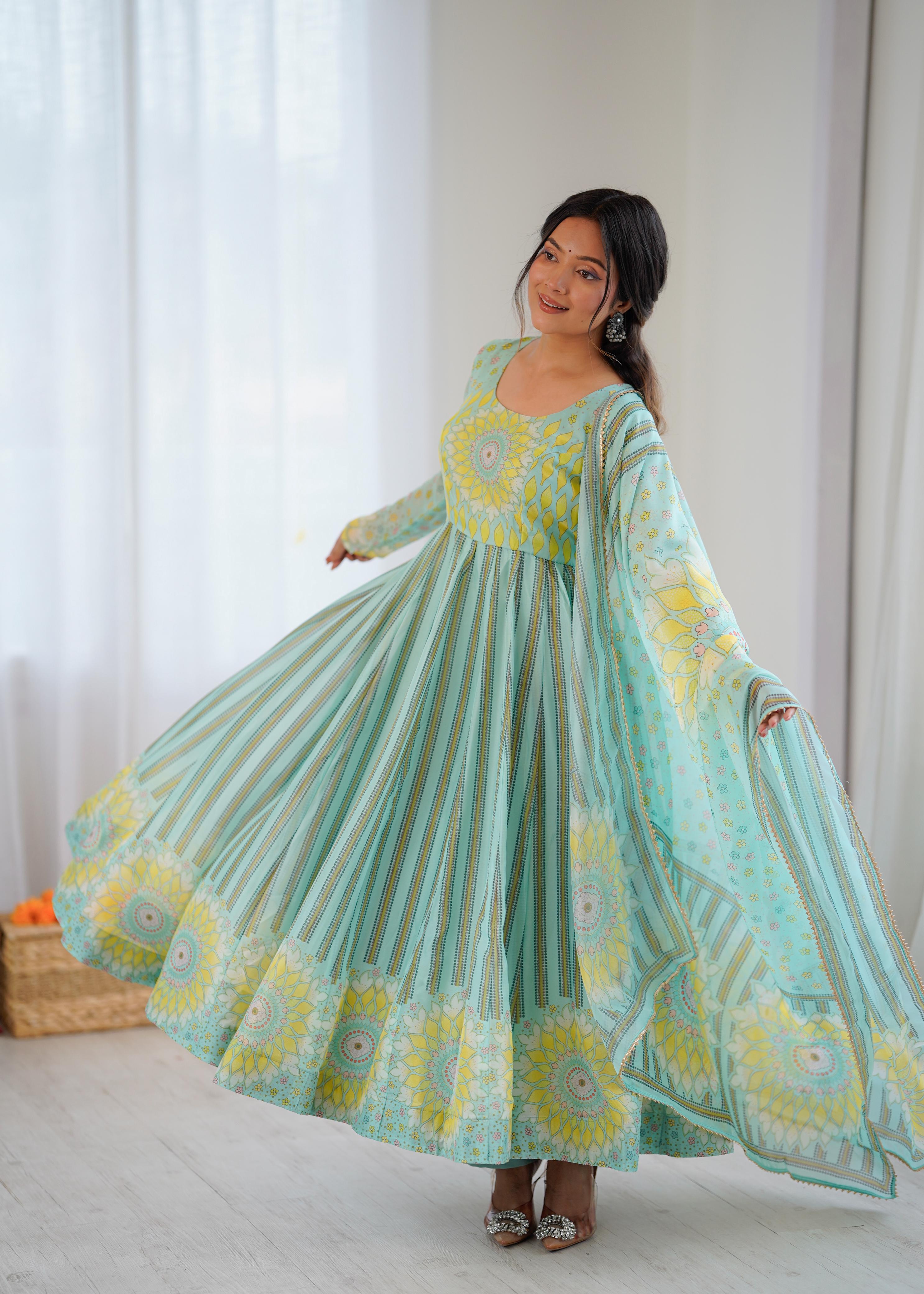 long floral dresses with sleeves