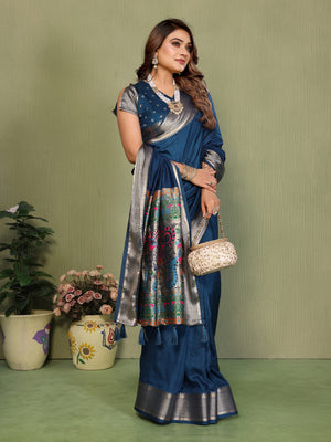 Festive wear Paithani silk saree