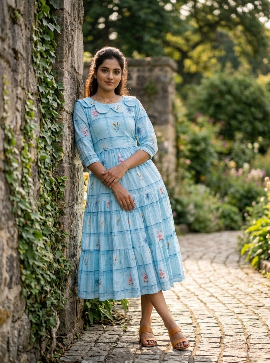 Comfortable muslin silk kurti for everyday fashion