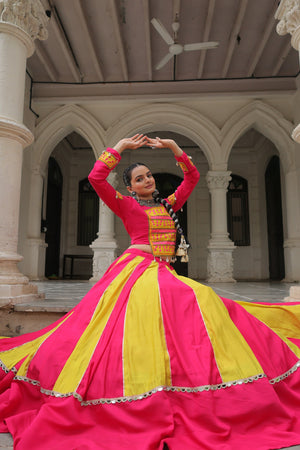 Cultural event lehenga choli with embroidery

