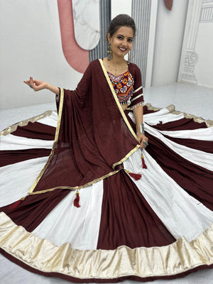 Traditional Indian lehenga set for Garba

