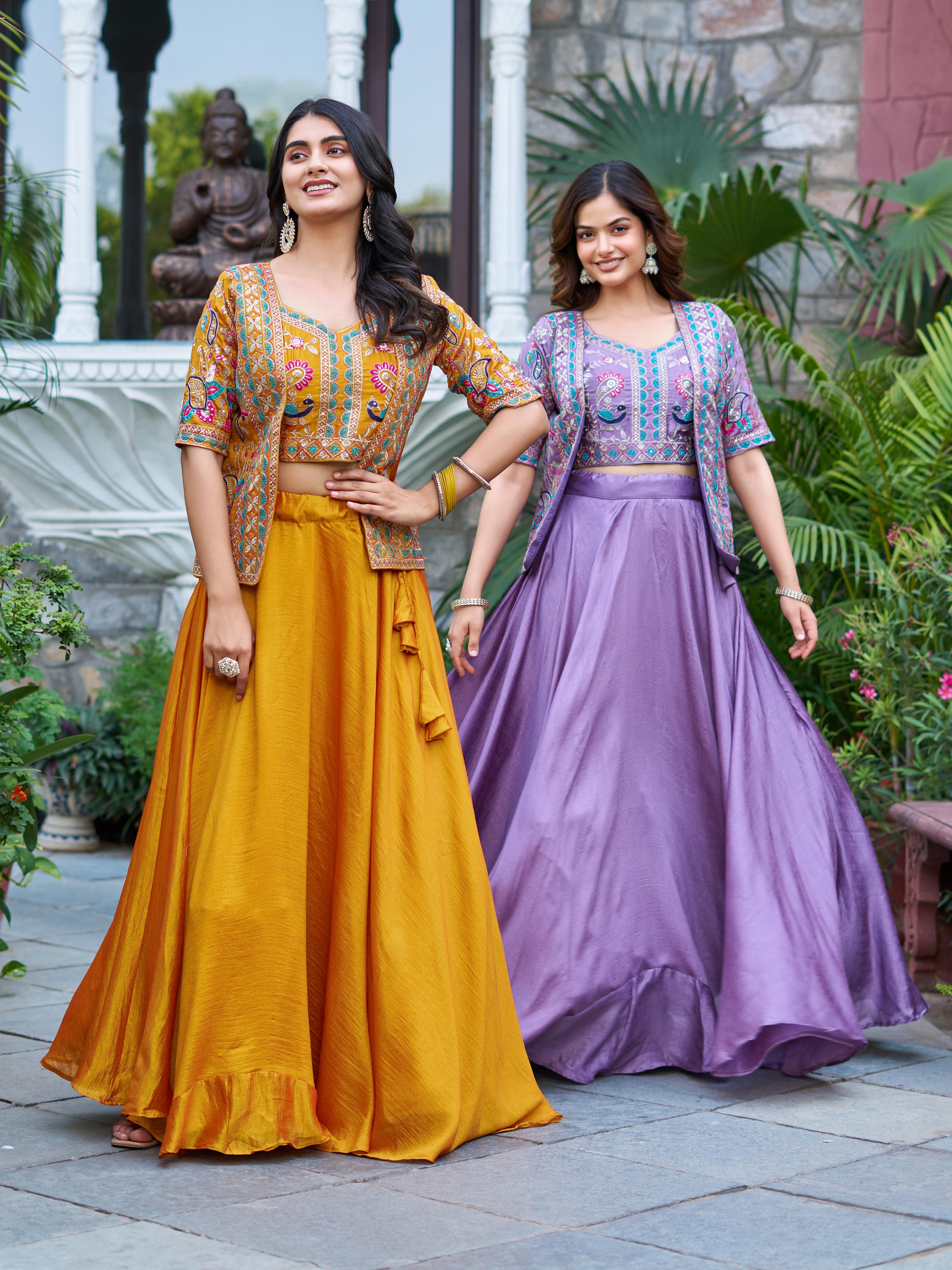 Embroidered Choli with Thread Work Detail