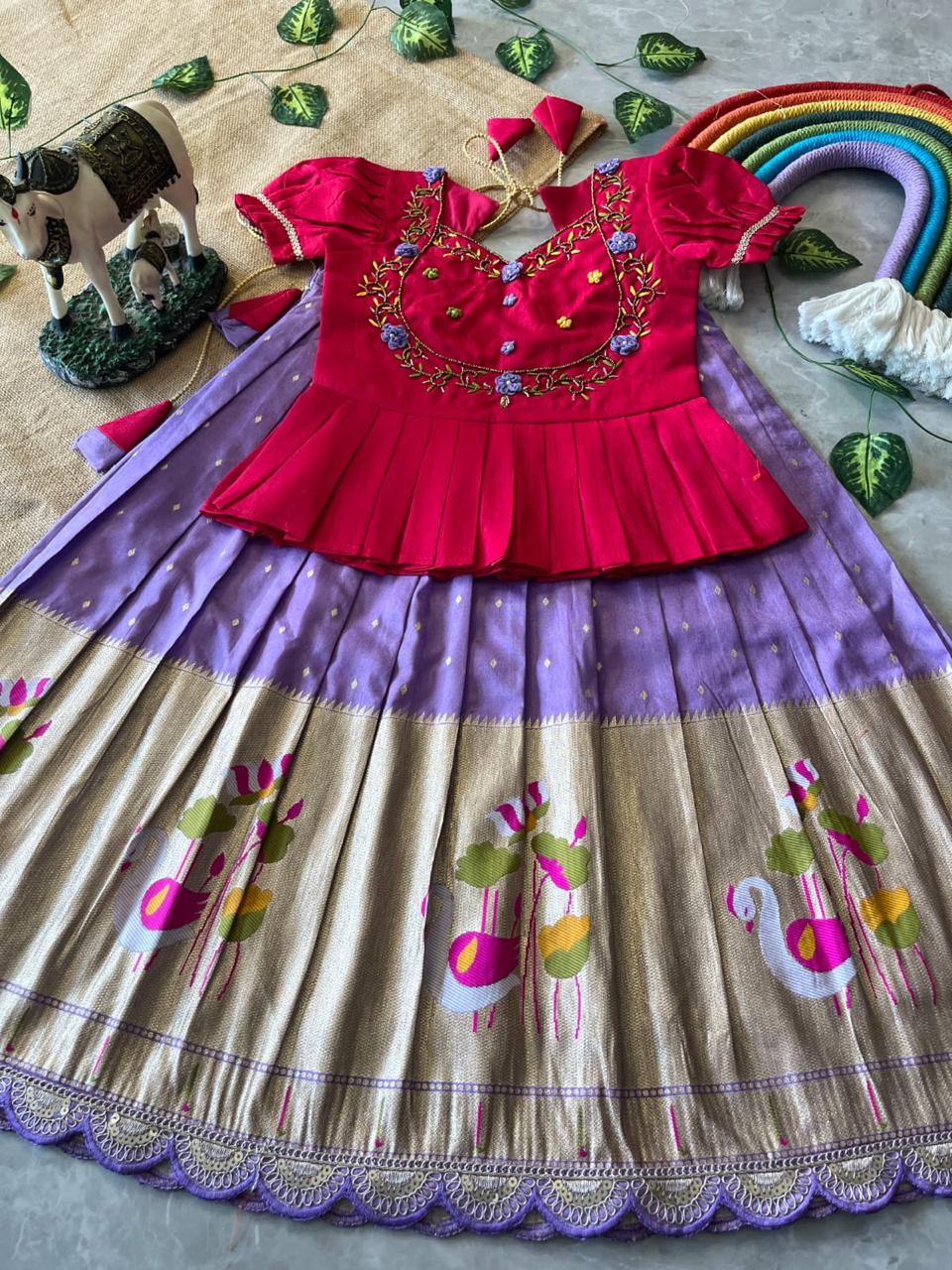 girls wedding lehenga for kids