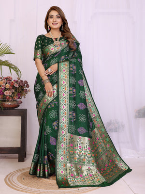 Traditional Bandhej Saree For Women