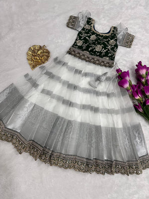 Full Stitched Kids Lehenga Ready to Wear
