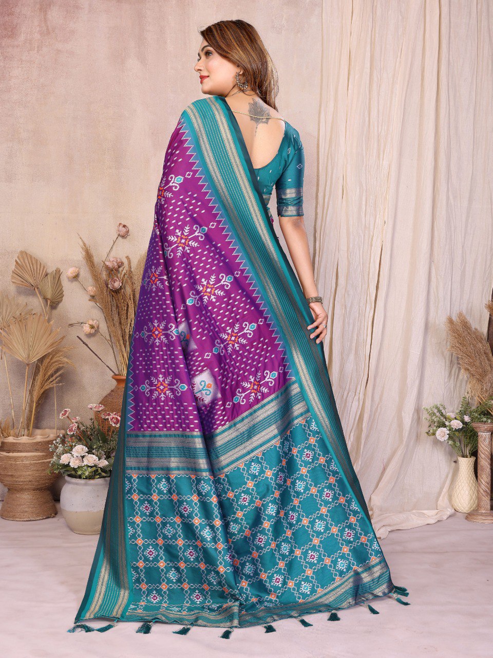  PURE IKKAT SILK SAREES