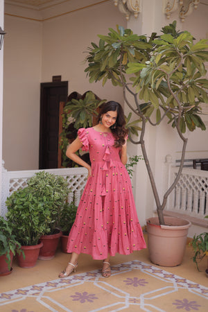 casual embroidered kurti for women India