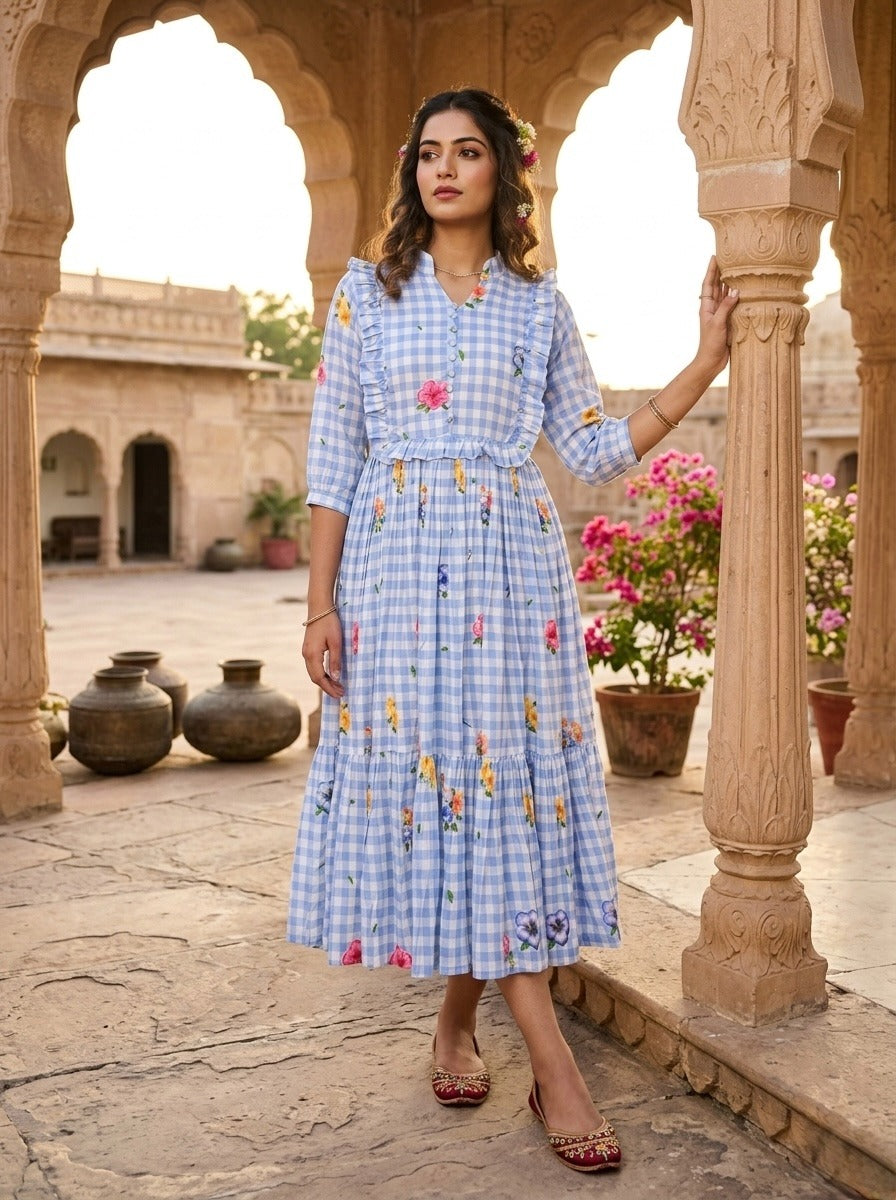 Printed kurti for office wear and casual styling
