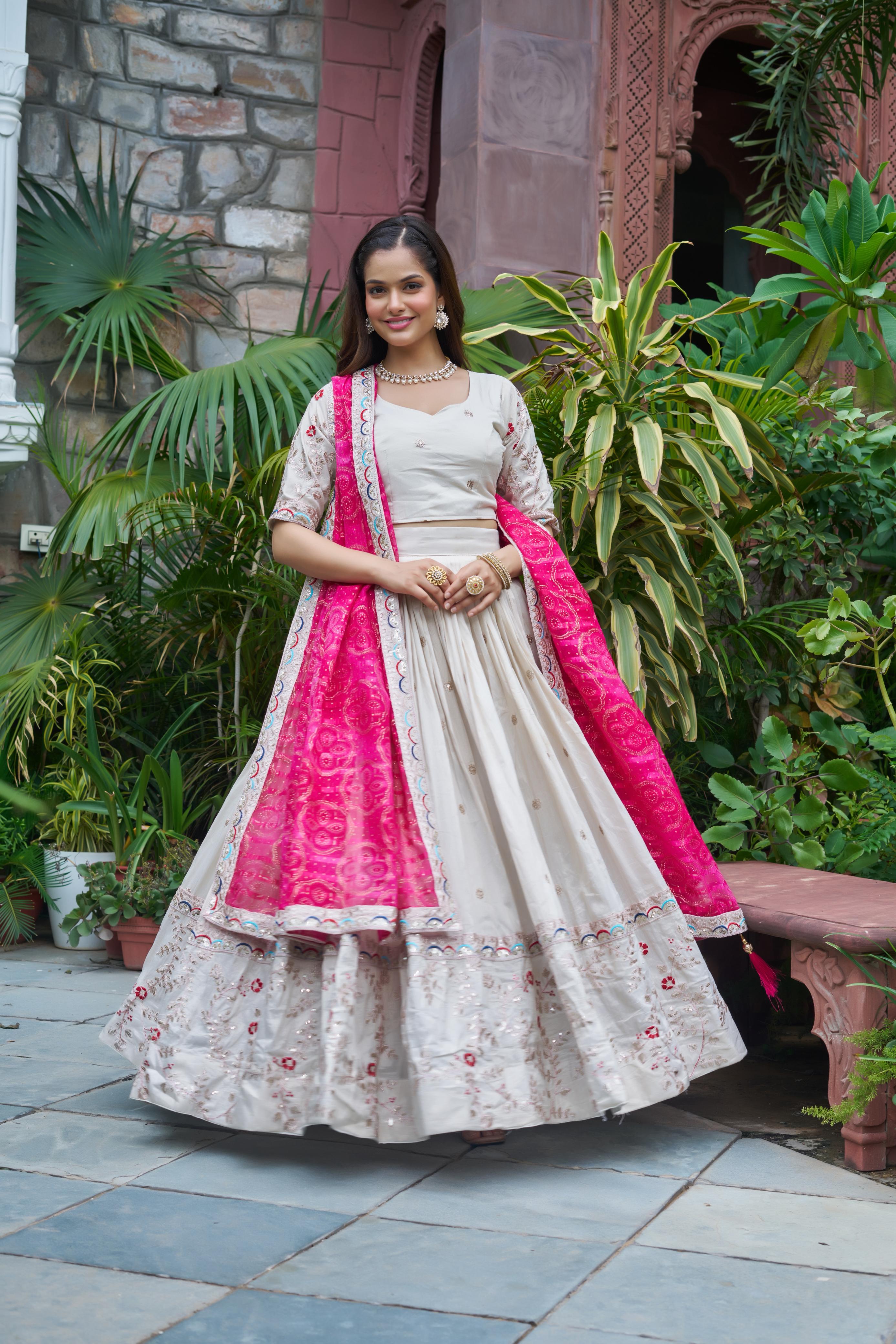 Bridal festive lehenga choli photoshoot