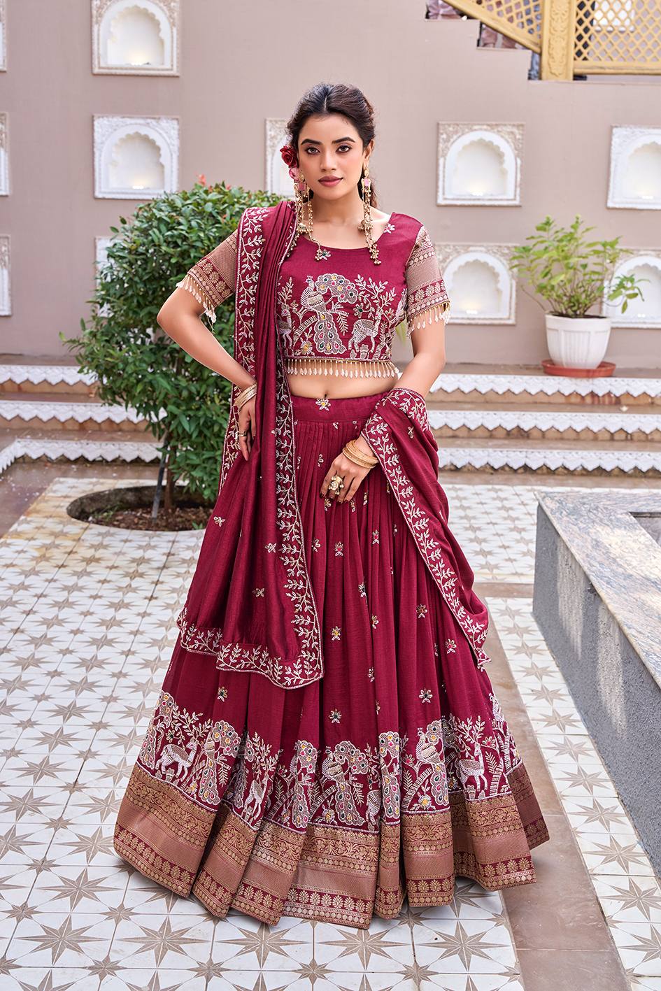 designer ethnic lehenga choli for women