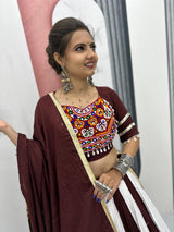 Festive Navratri cotton lehenga choli set

