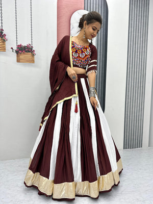 Elegant festive lehenga choli outfit

