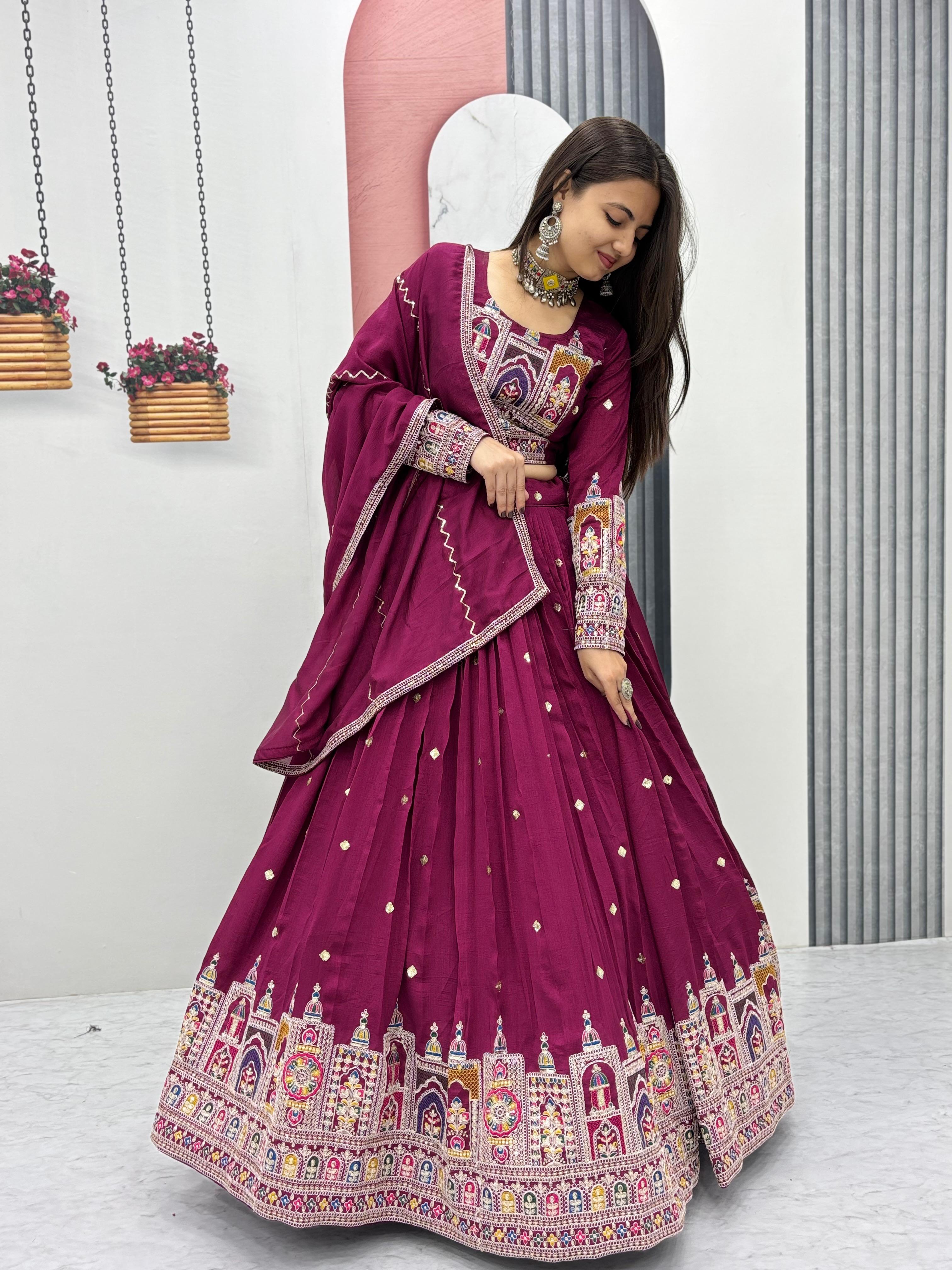 Fully Stitched Lehenga for Weddings 