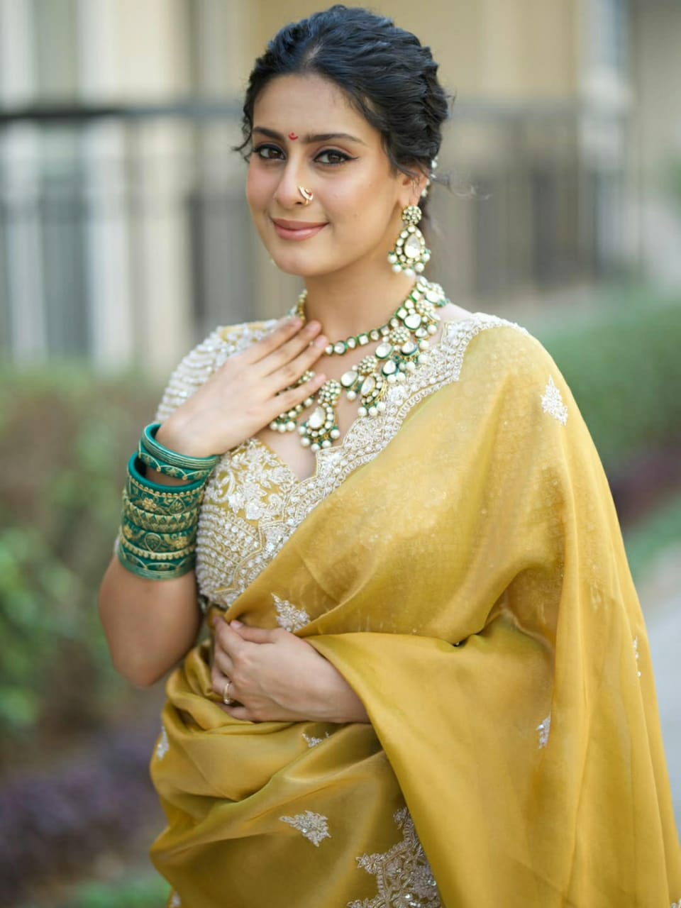 Designer tissue saree for wedding